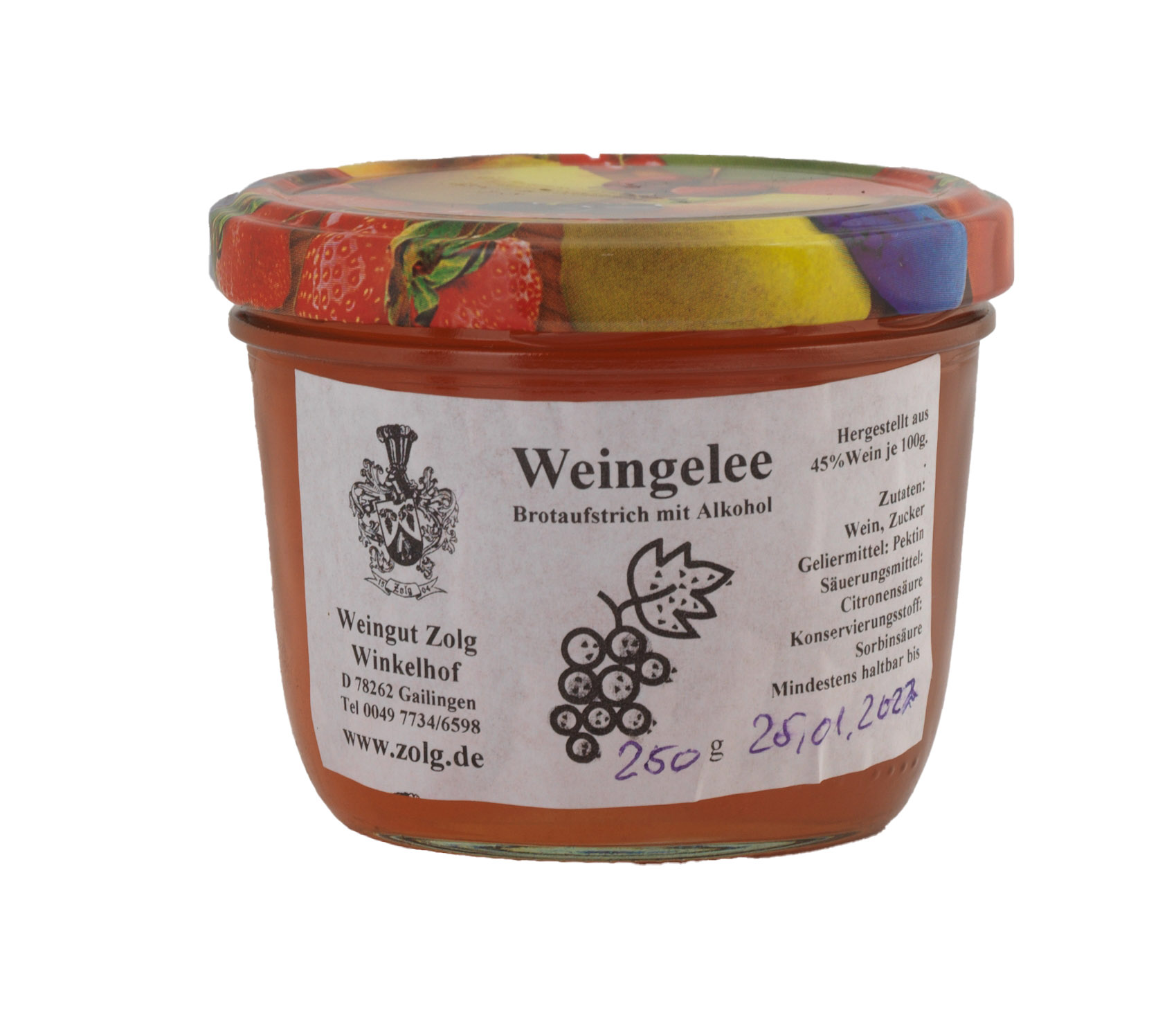 Weingelee rose Weissherbst Weingelee rose Weissherbst