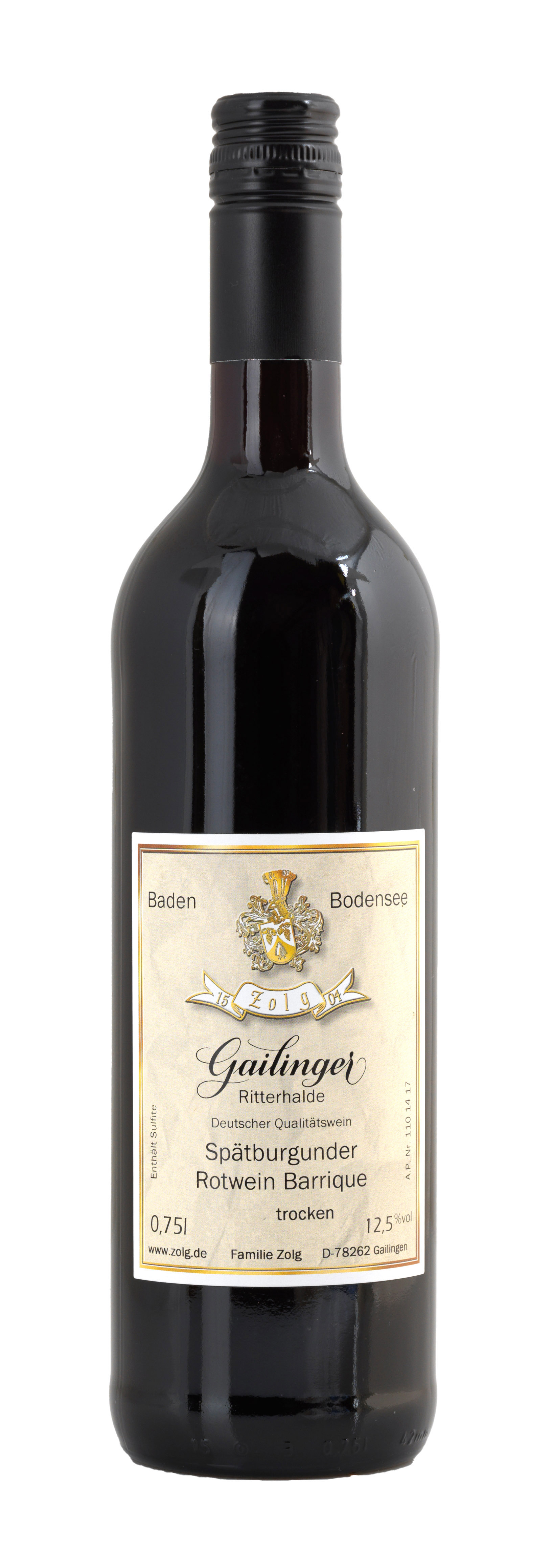 Spätburgunder Rotwein Barrique Spätburgunder Rotwein Barrique