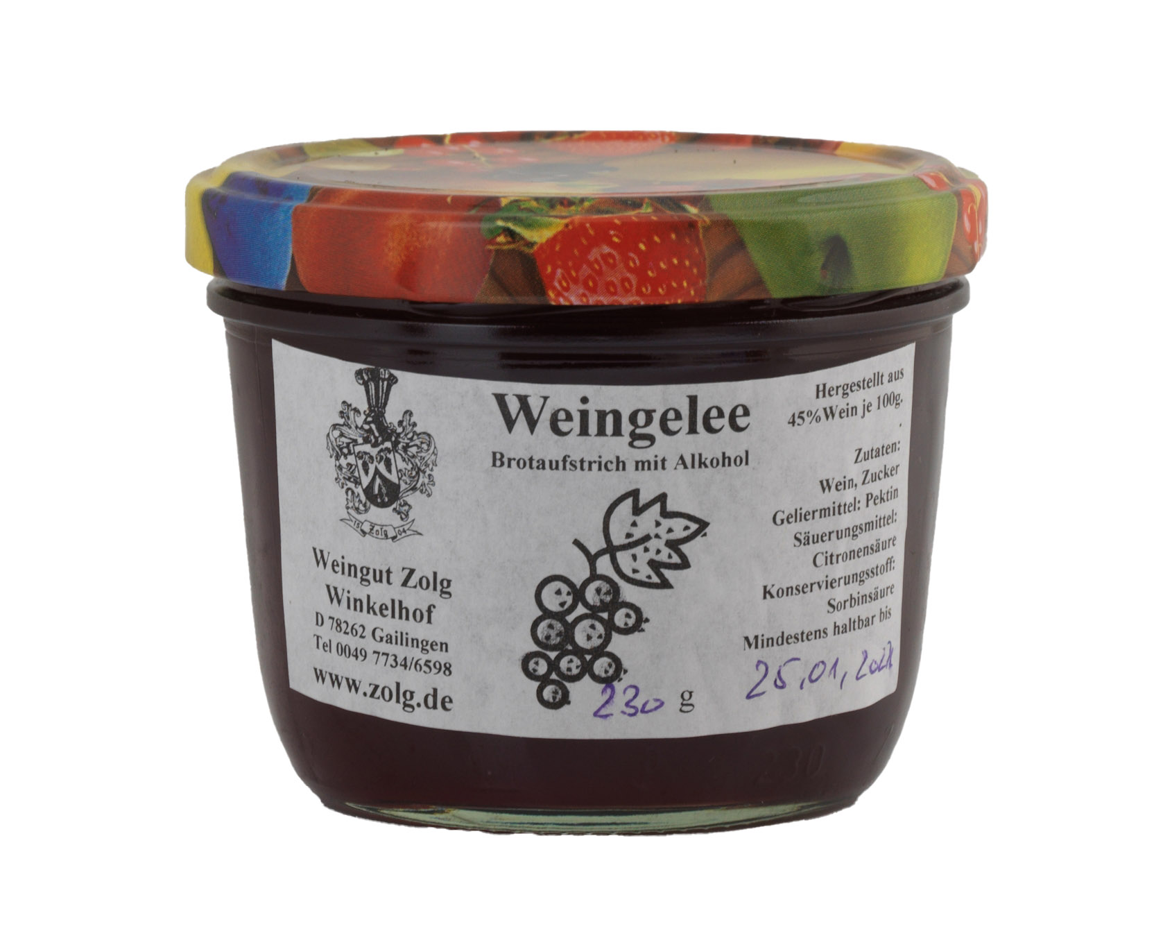 Weingelee rot Spätburgunder Weingelee rot Spätburgunder